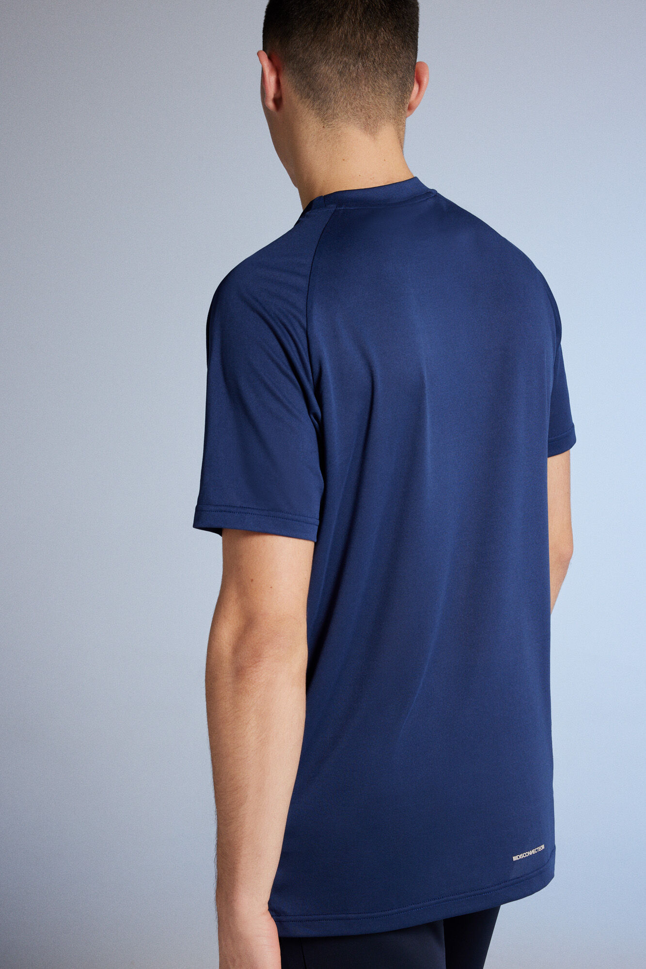 Camiseta Outdoor - azul médio