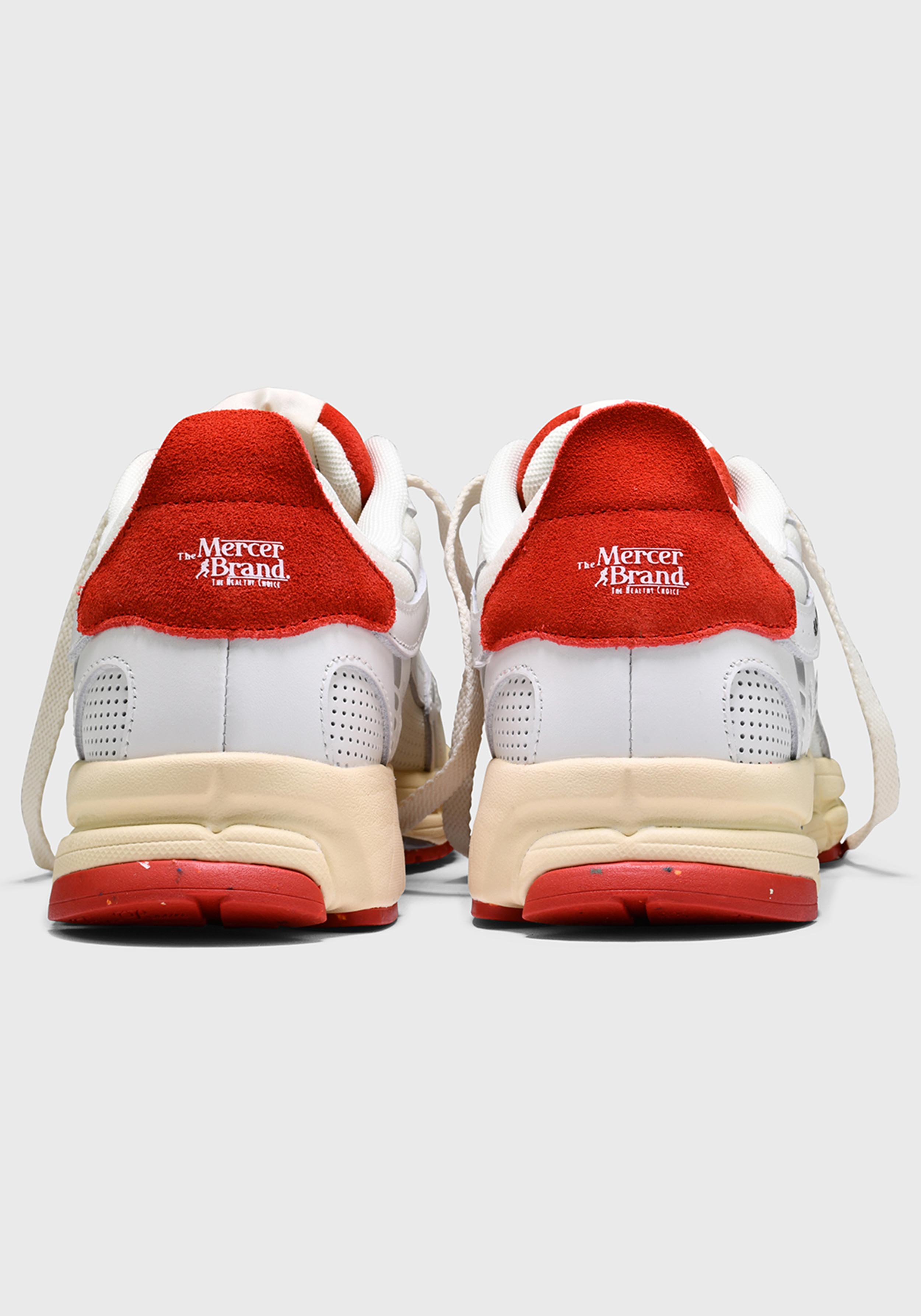 Mercer Sneaker The Re-Run Vintage White Red