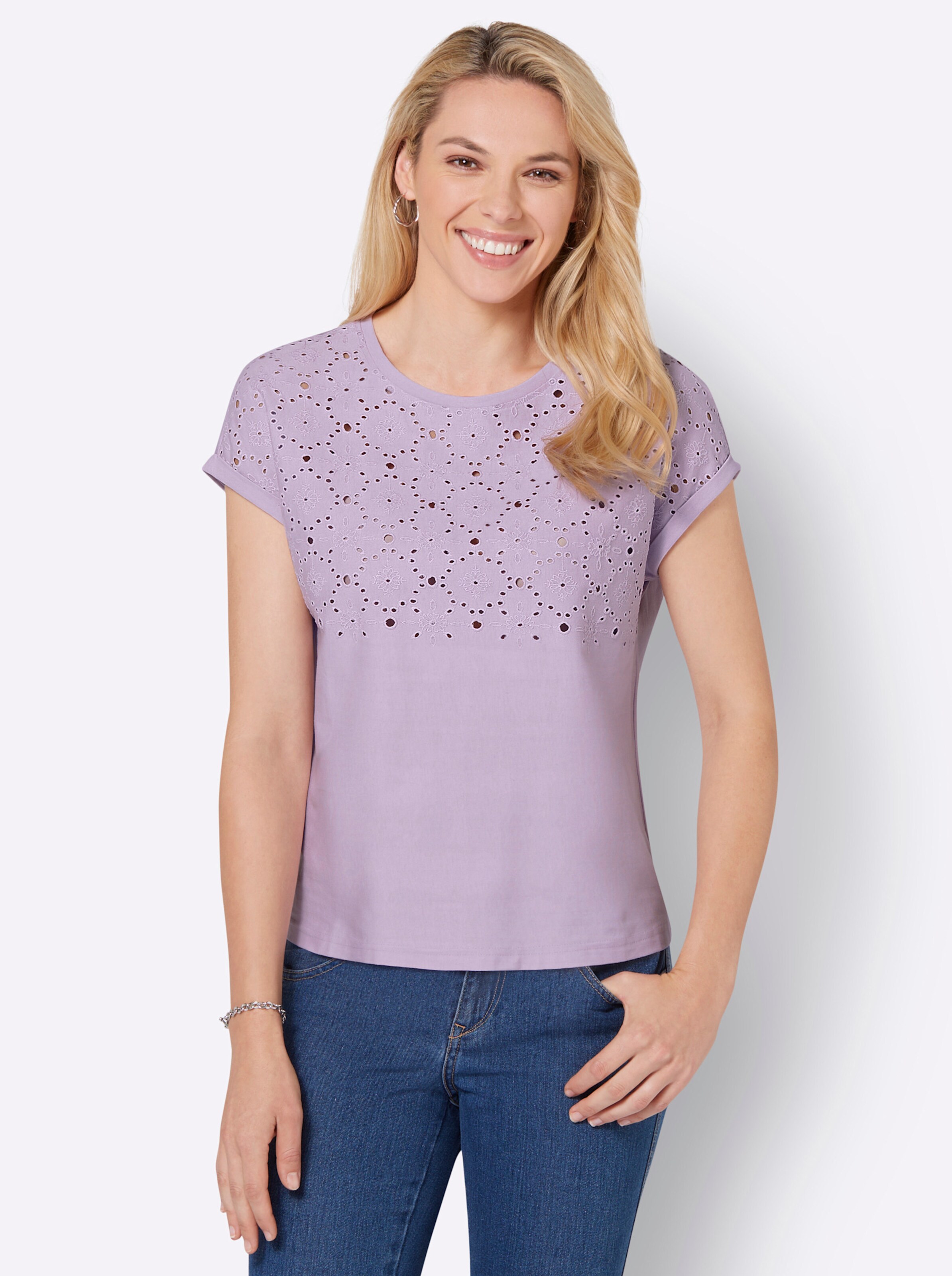 Shirt in flieder