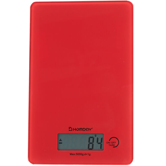 Balance de cuisine électronique Homday rouge