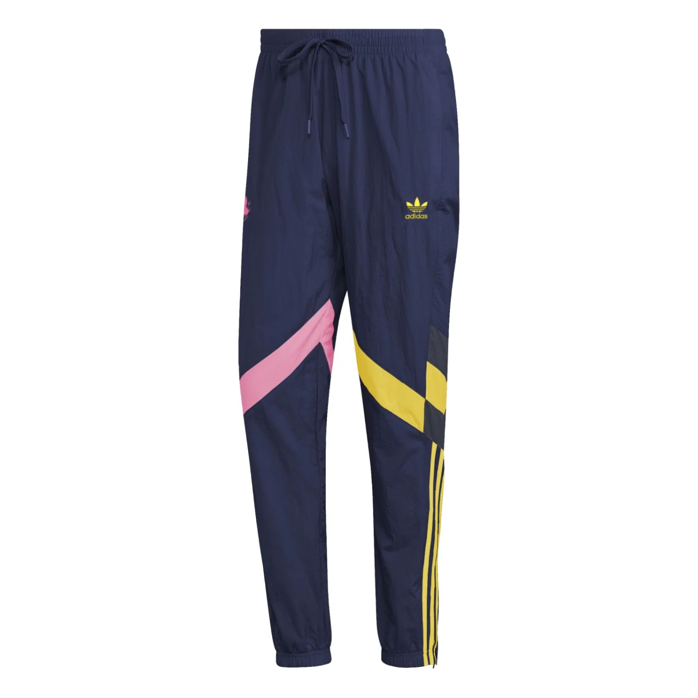 Adidas Juventus Originals Track Trainingsbroek 2024-2025 Donkerblauw Geel Roze