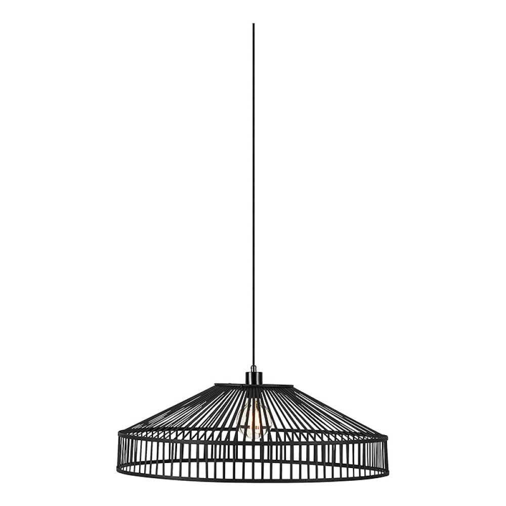 TAKLAMPE MARKSLÖJD WINVO BAMBU 70CM SVART