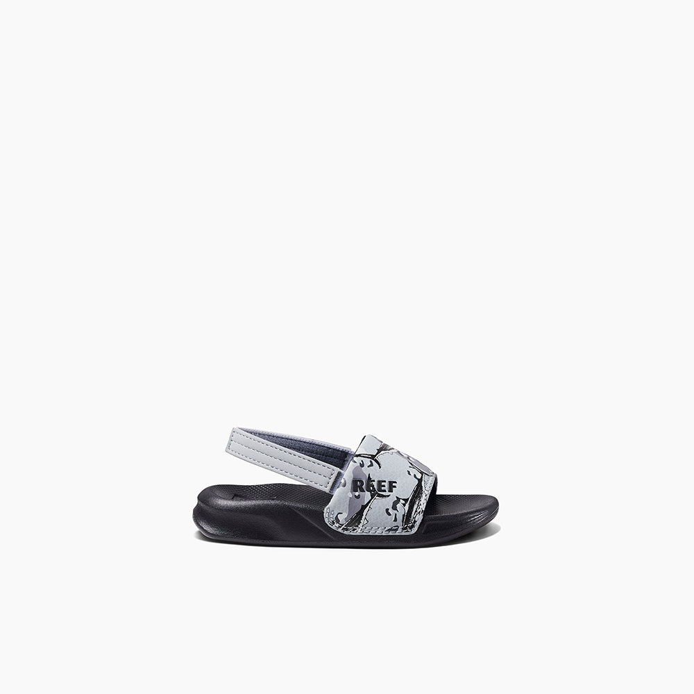 Little One Slide Grey Camo Shark