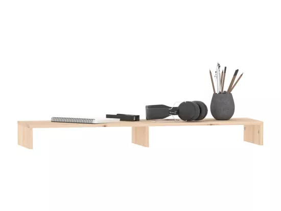 Support pour moniteur 100x27x10 cm Bois de pin solide