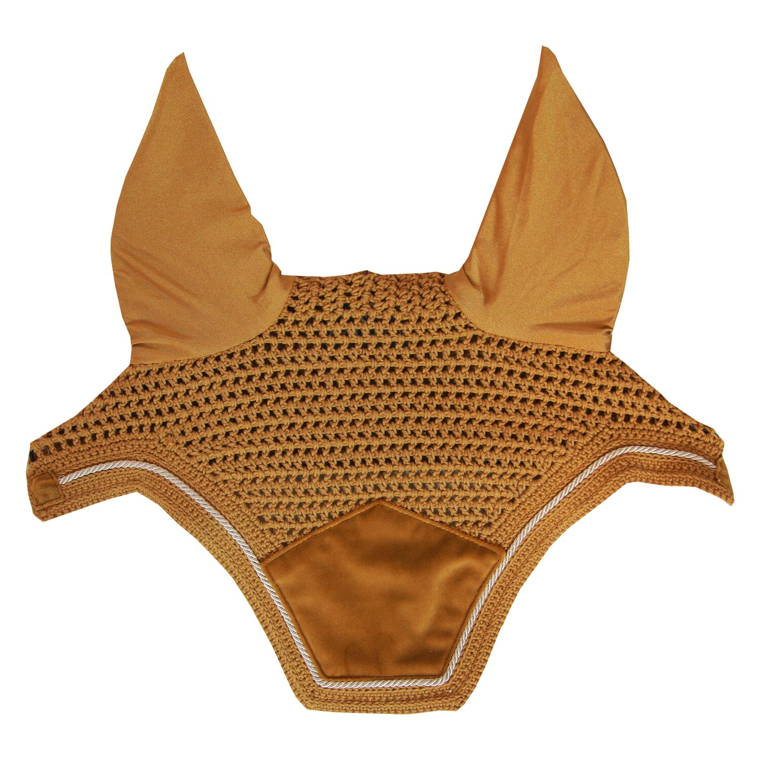 KENTUCKY Fliegenhaube Wellington Velvet  - senf gelb - Warmblut