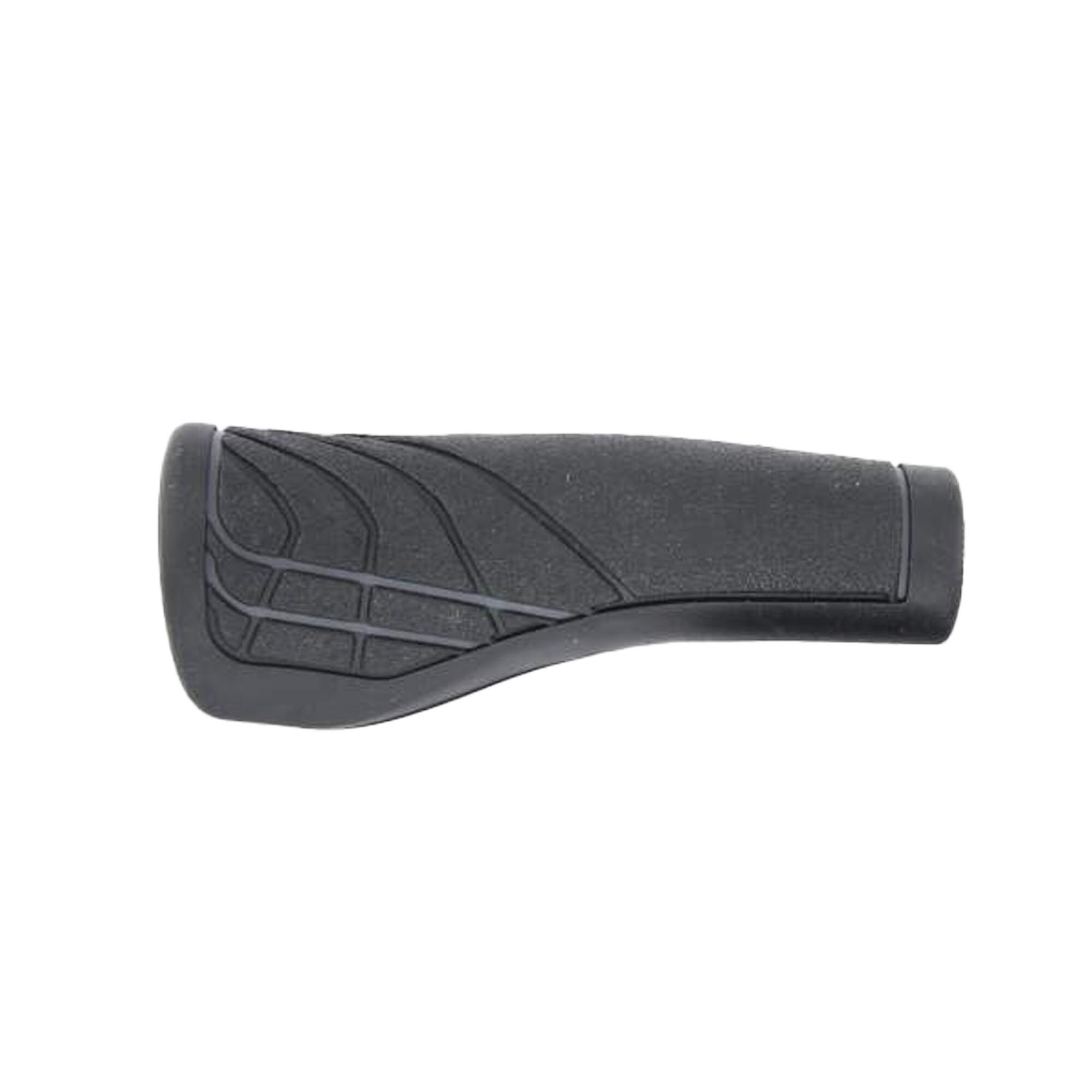 Herrmans Line Fahrradgriffe ergonomisch Fahrrad Griffe winkelverstellbare Lenkergriffe 22,2 mm (links, 124 mm)