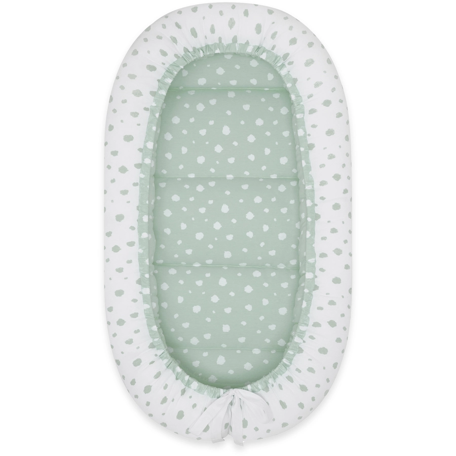 emma & noah Kuschelnest Punkten Mint