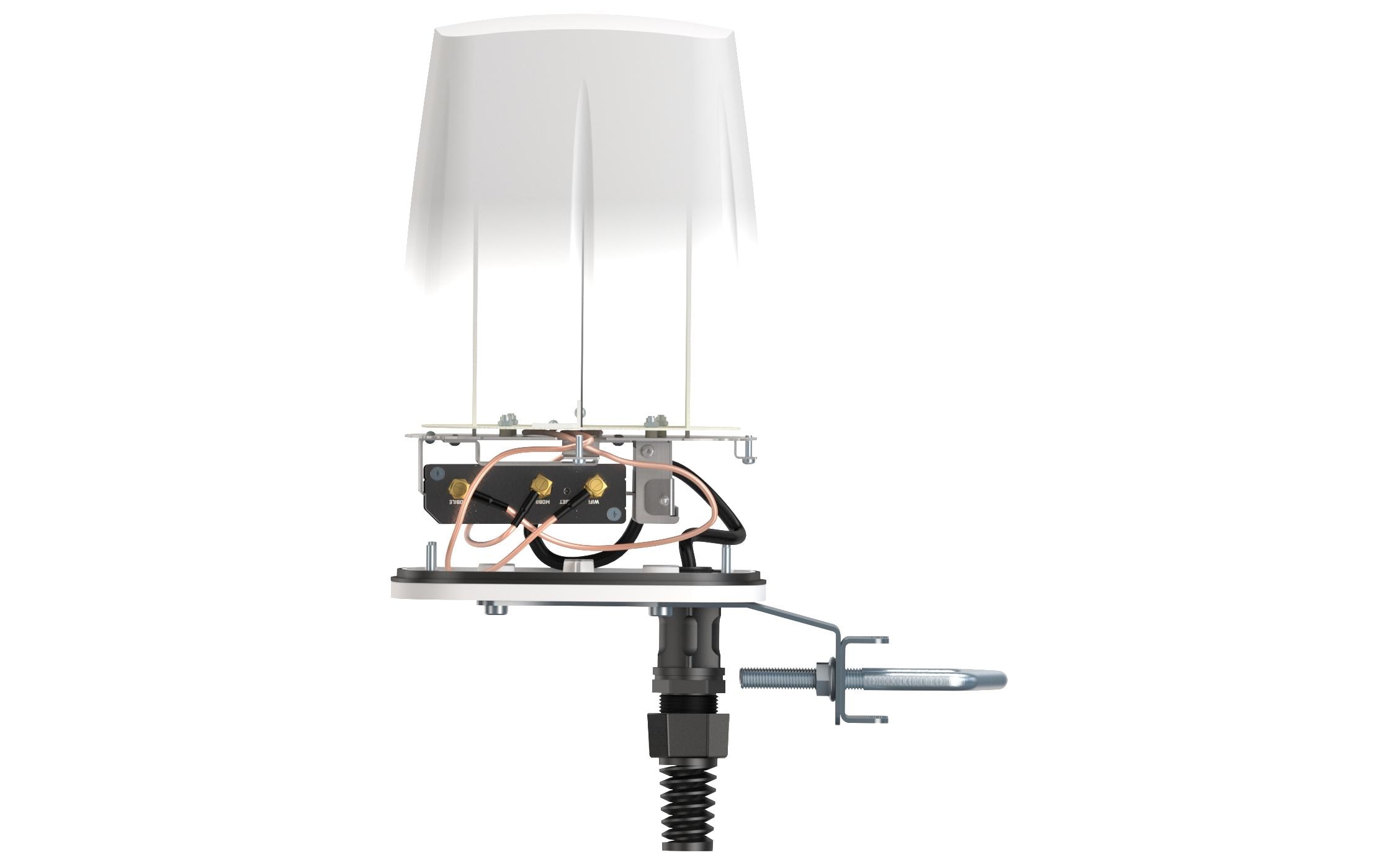LTE-Antenne QuSpot A240S für RUT260/241/240/230/200<br>Multiband-LTE und WiFi-Antenne für optimale Aussenperformance