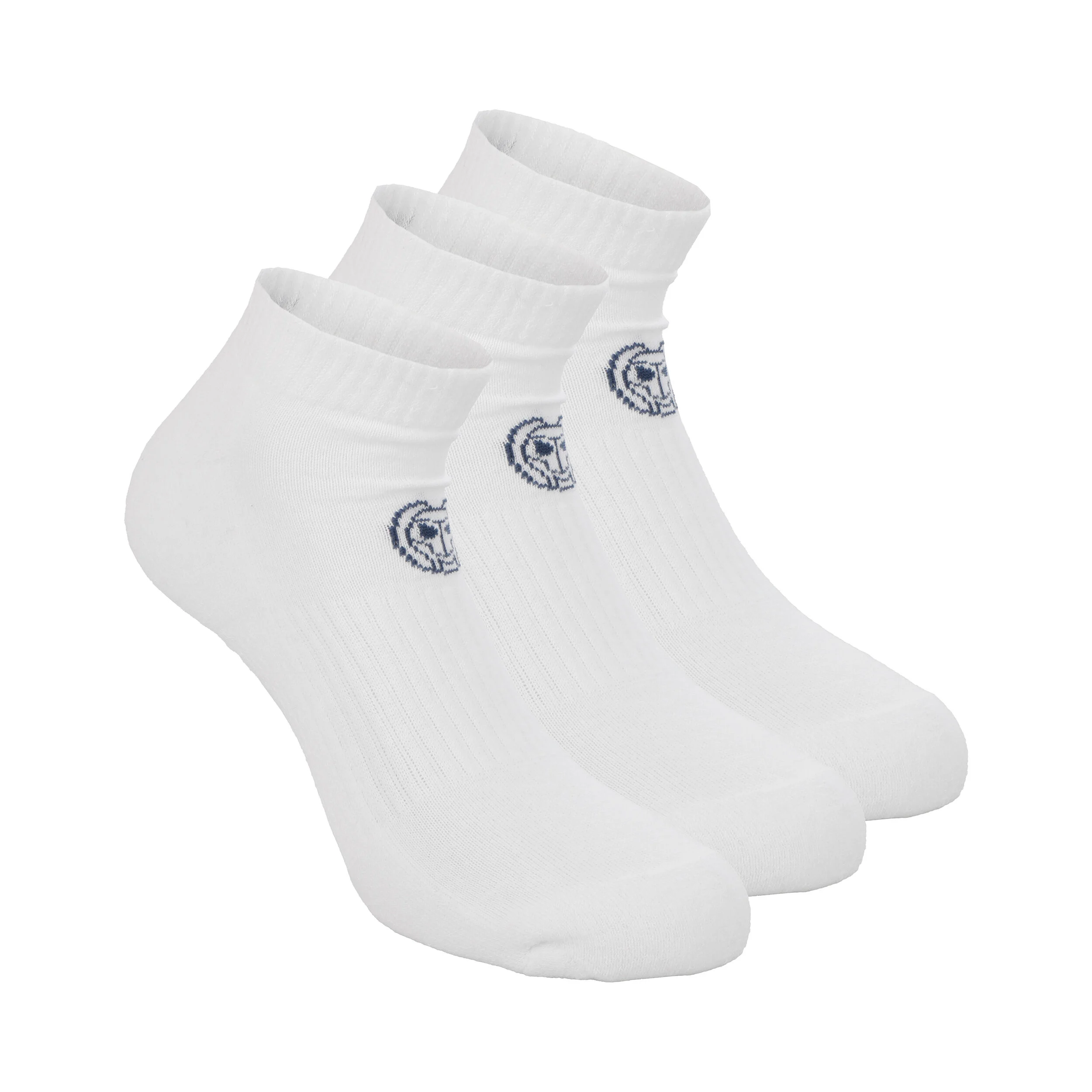 BIDI BADU No Party No Show Move Chaussettes De Tennis Pack De 3 - Blanc , Noir