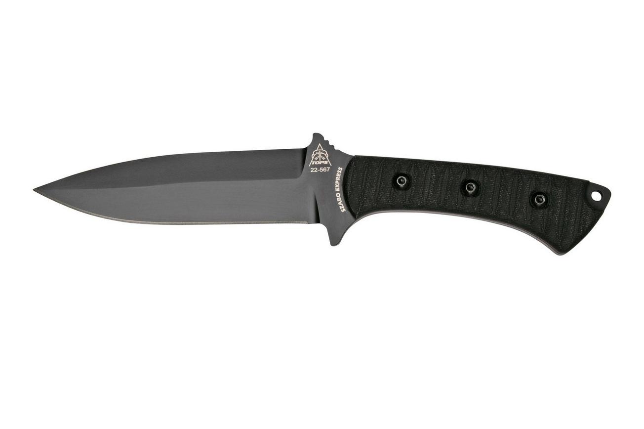 TOPS Knives Szabo Express, Single Edge, Micarta SZEX-01 outdoormes, Szabo design