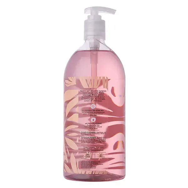 Gel de Banho Orgânico de Amora Silvestre MKL Green Nature Cosm'etik 1L