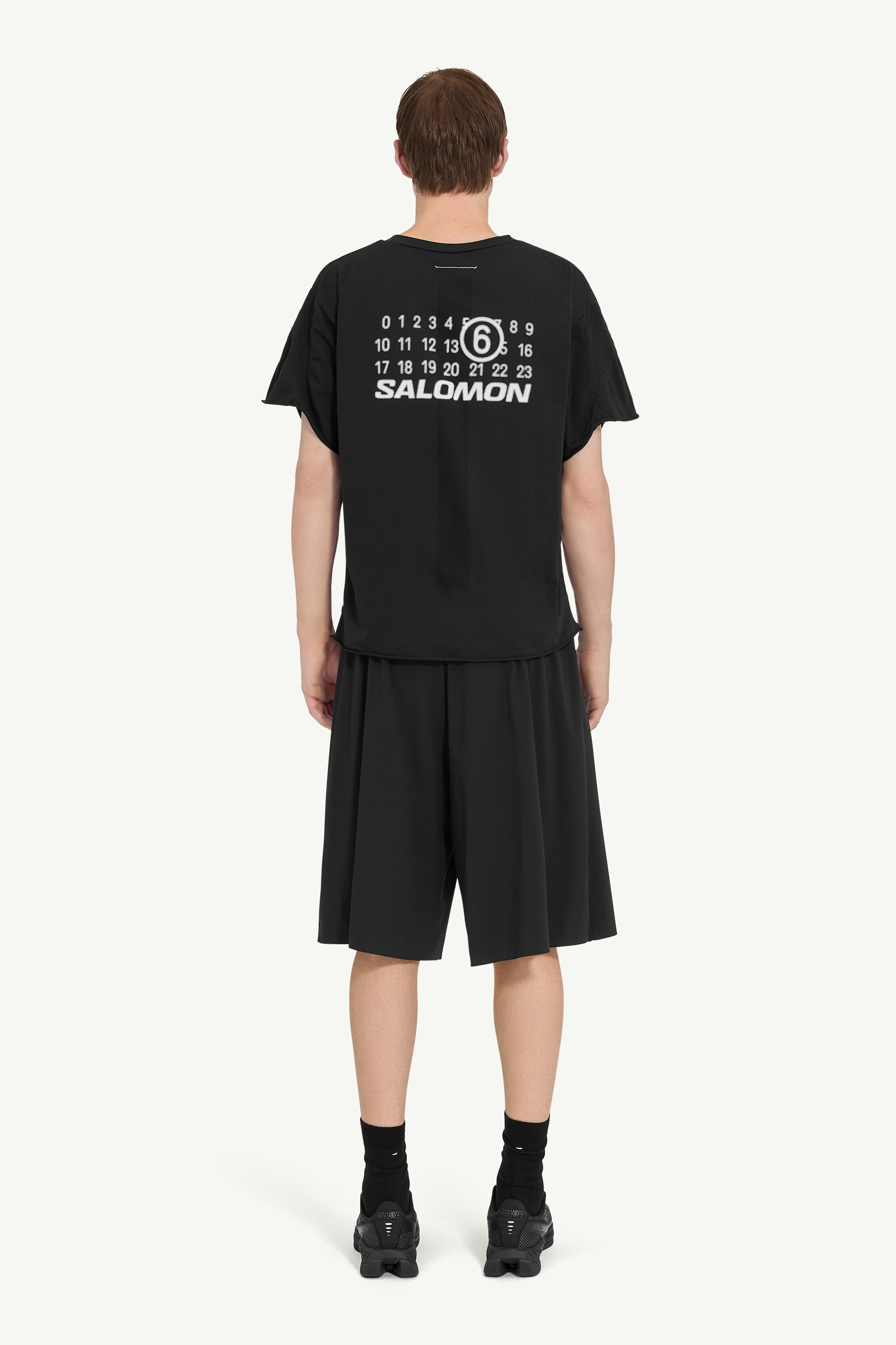 Black Seamless T-Shirt - Regular Fit Noir