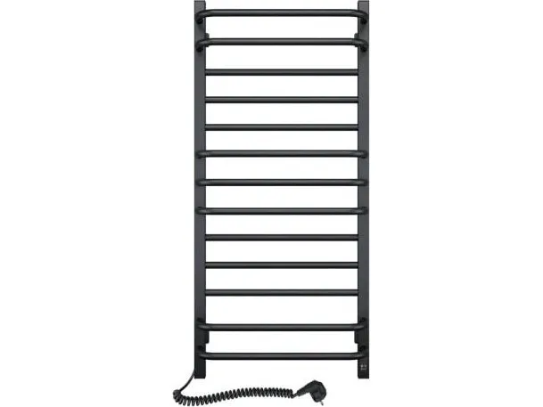 Elektrisk håndklædestang Navin Grandis 480*1000 Sensor venstre sort med timer 12-208153-4810