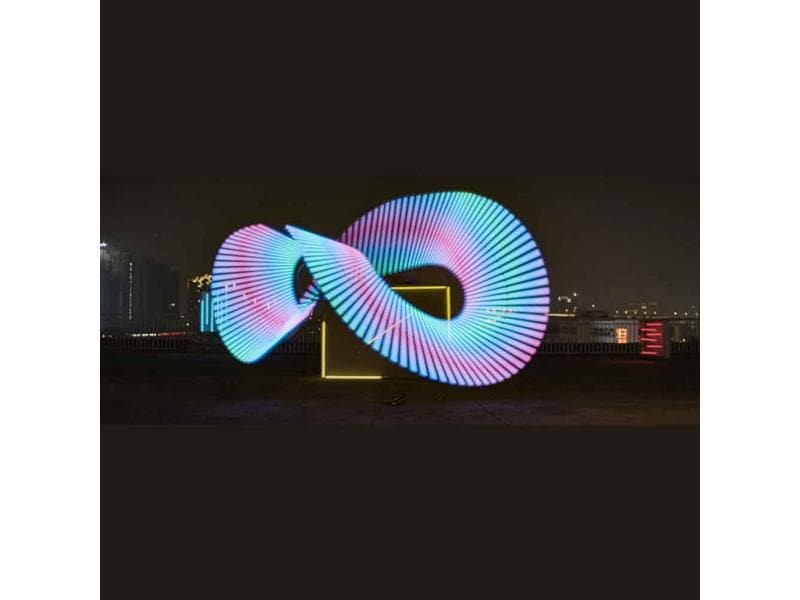 Nanlite Dauerlicht PavoTube T8-7X 1Kit Vielseitig einsetzbares RGBWW LED Tube, 8W