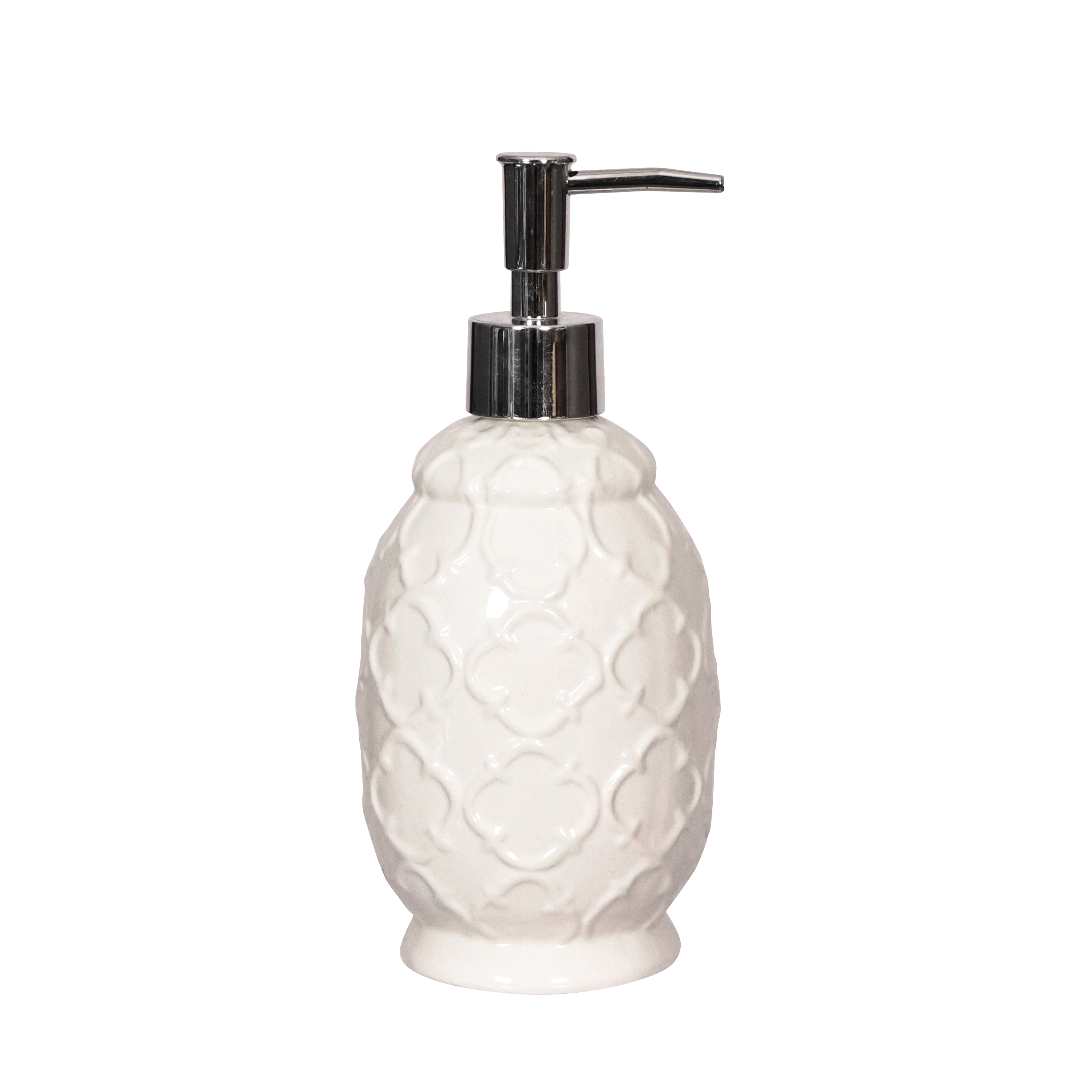 Badezimmer Set Keramik 4-teilig weiss