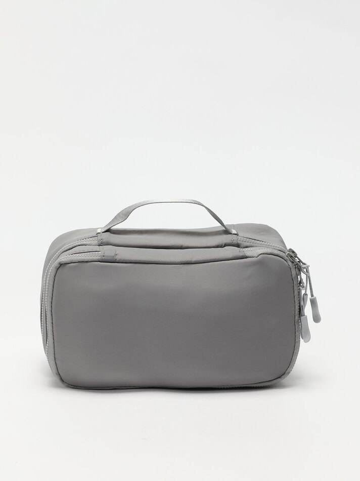 Nécessaire com vários bolsos - Cinza