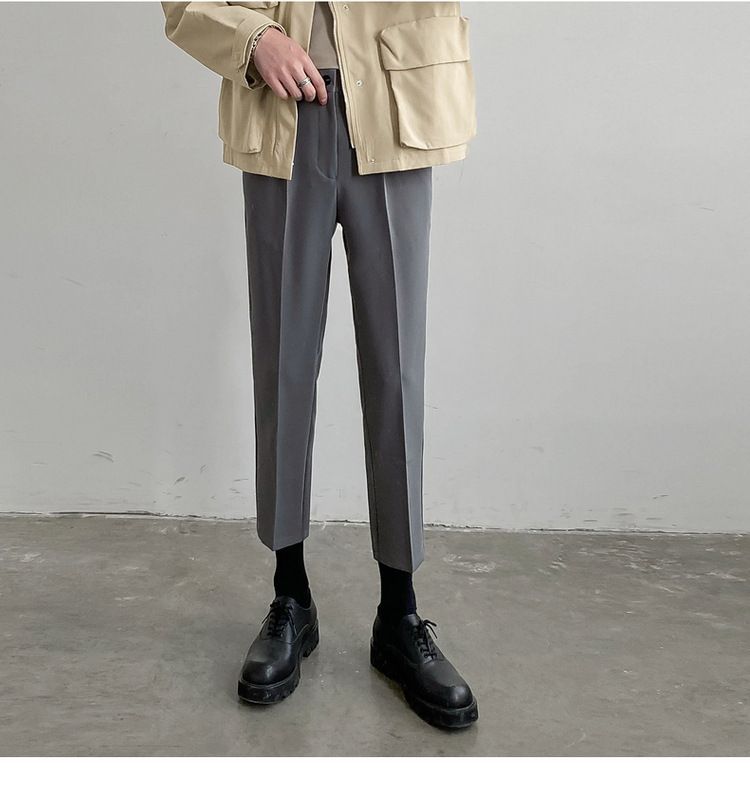 GRAYCIOUS - Cropped rechte broek