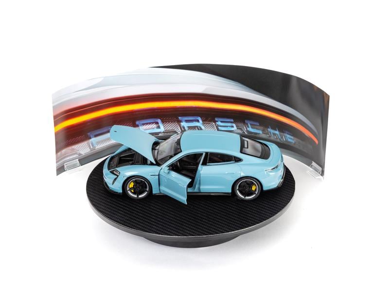 Franzis Adventskalender Porsche Taycan 1:24, Deutsch/Englis Auto Modellbausatz Adventskalender
