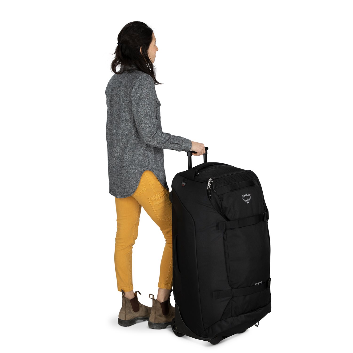 Osprey Sojourn Shuttle Wheeled Duffel 130L koseret green