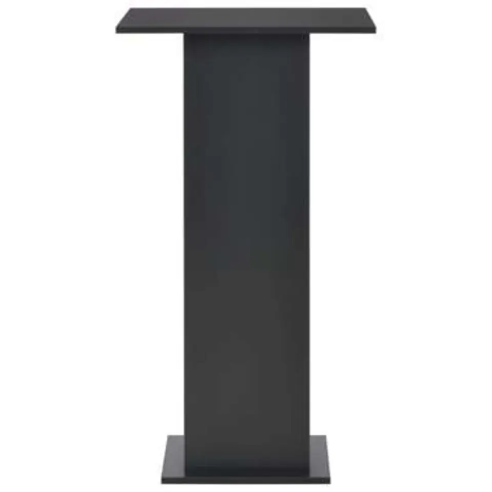 vidaXL - Bartafel - Zwart - Bewerkt hout