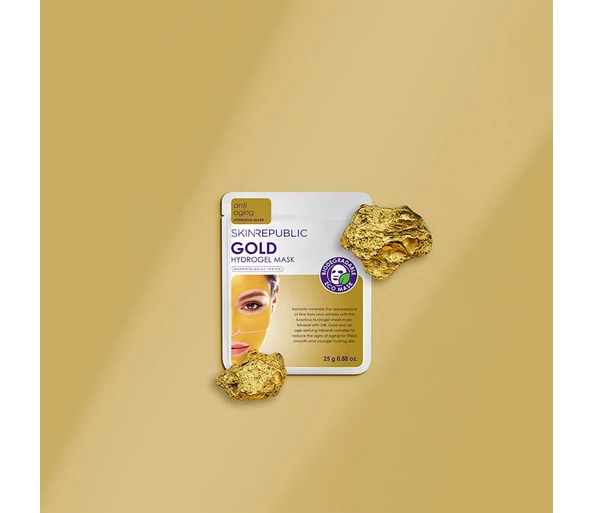 SKINREPUBLIC Gold Hydrogel Face Mask