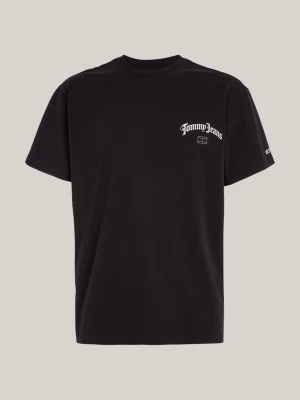 Camiseta Relaxed Fit com Logo nas Costas