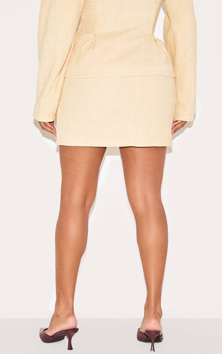 Vanille Ensemble Jupe Mini Bouclette Shape