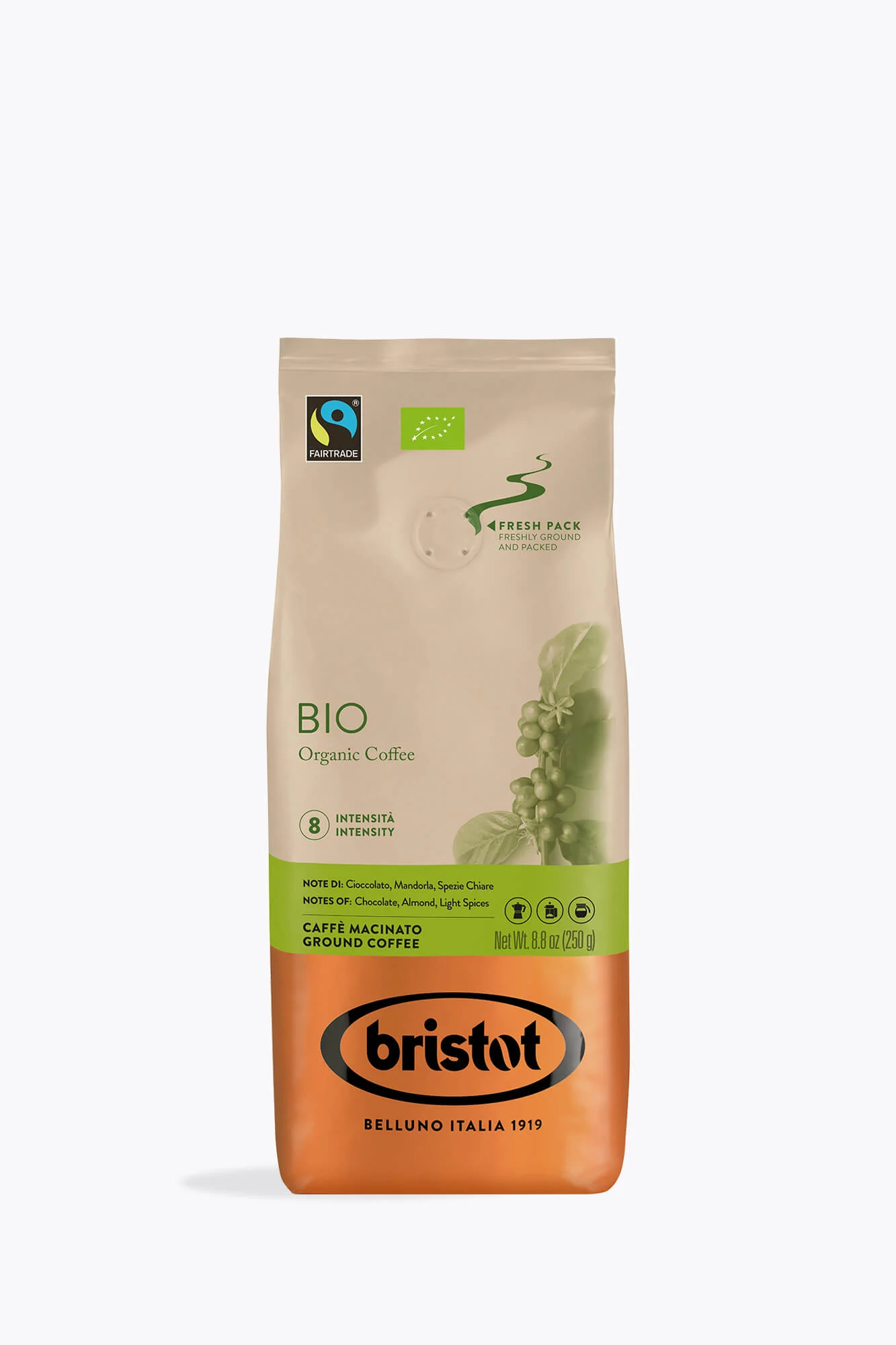 Bristot Bio Organic 250g gemahlen
