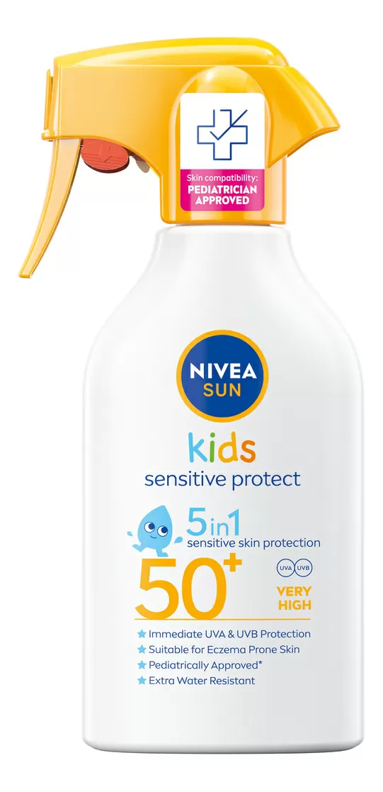 Nivea Sun Kids Sensitive Protect Trigger Spray SPF 50  - 270 ml.