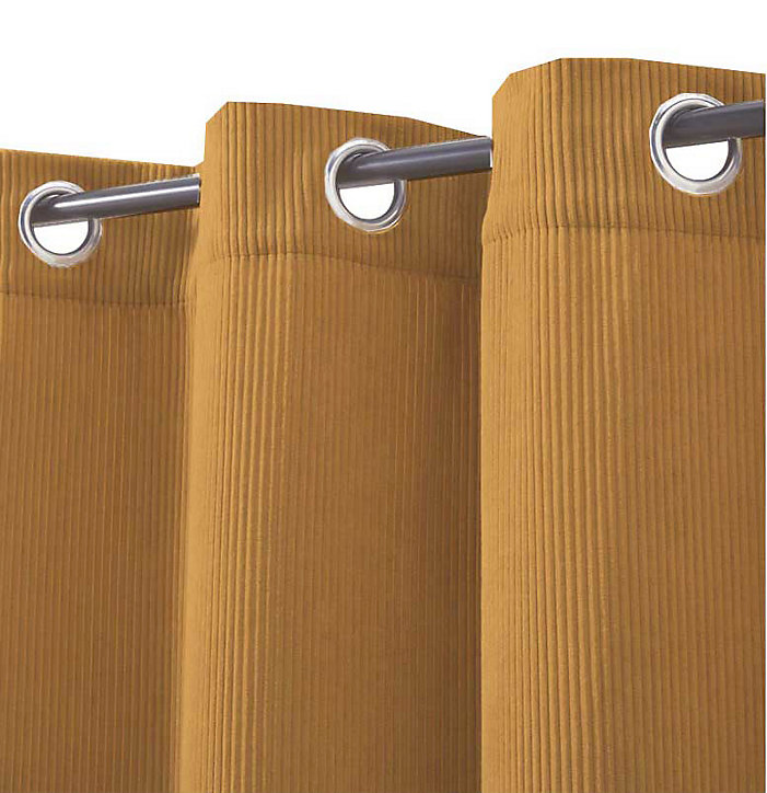 Rideau Honey Deco&Co jaune L.250 x l.135 cm