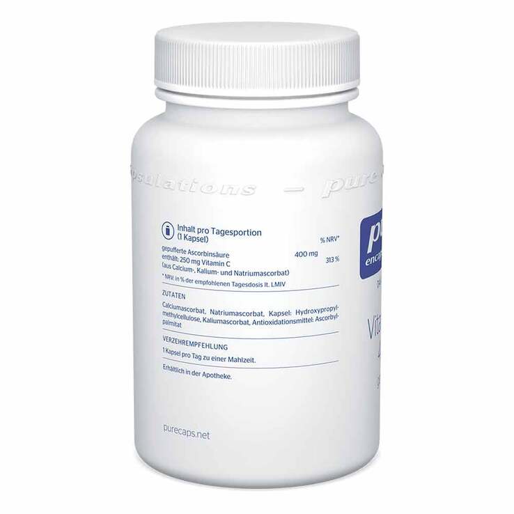 Pure Encapsulations Vitamin C 400 gepuffert Kapseln, 180 St