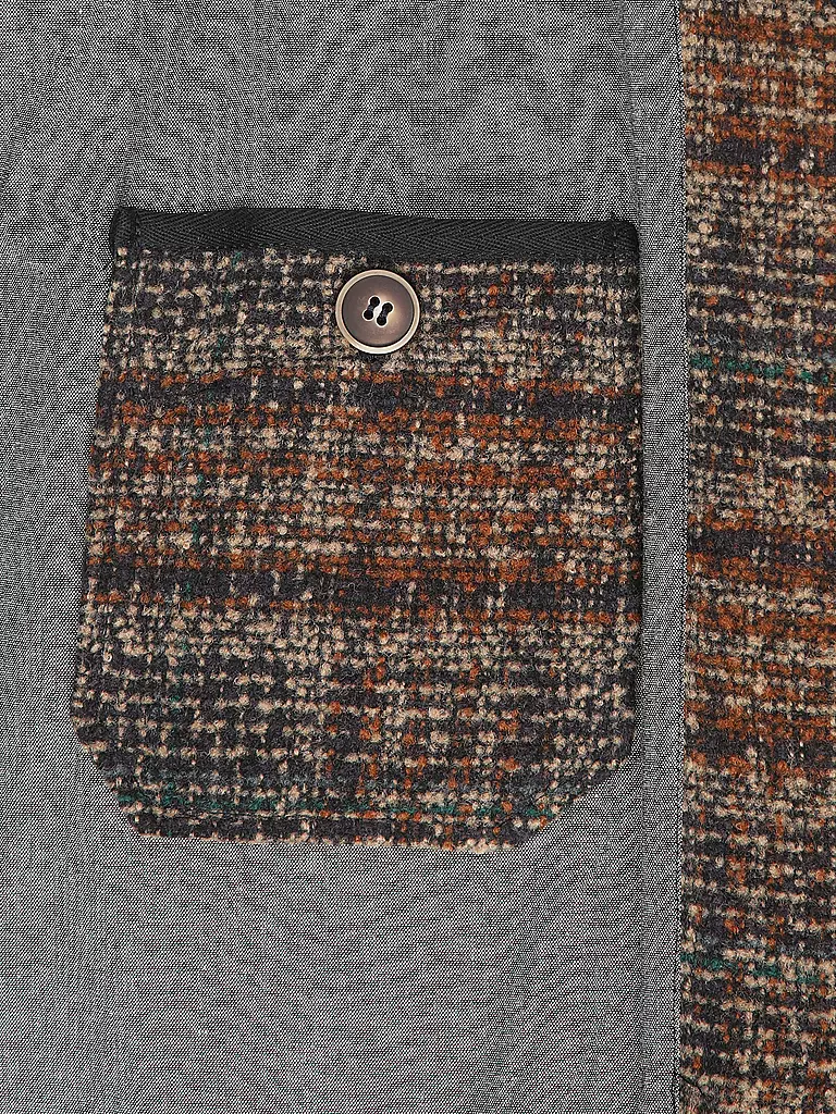GABBA Mantel ASHTON CHECK braun
