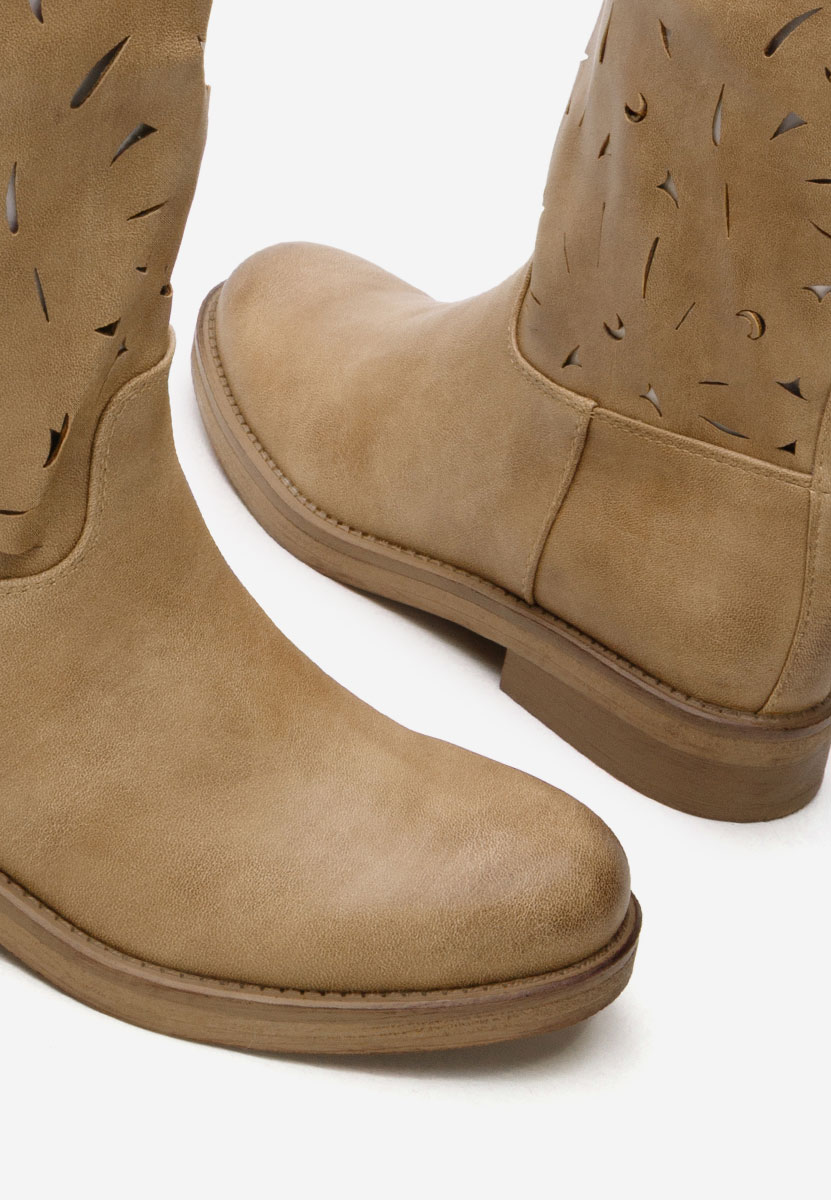 Bottes kaki Fara toc Florina