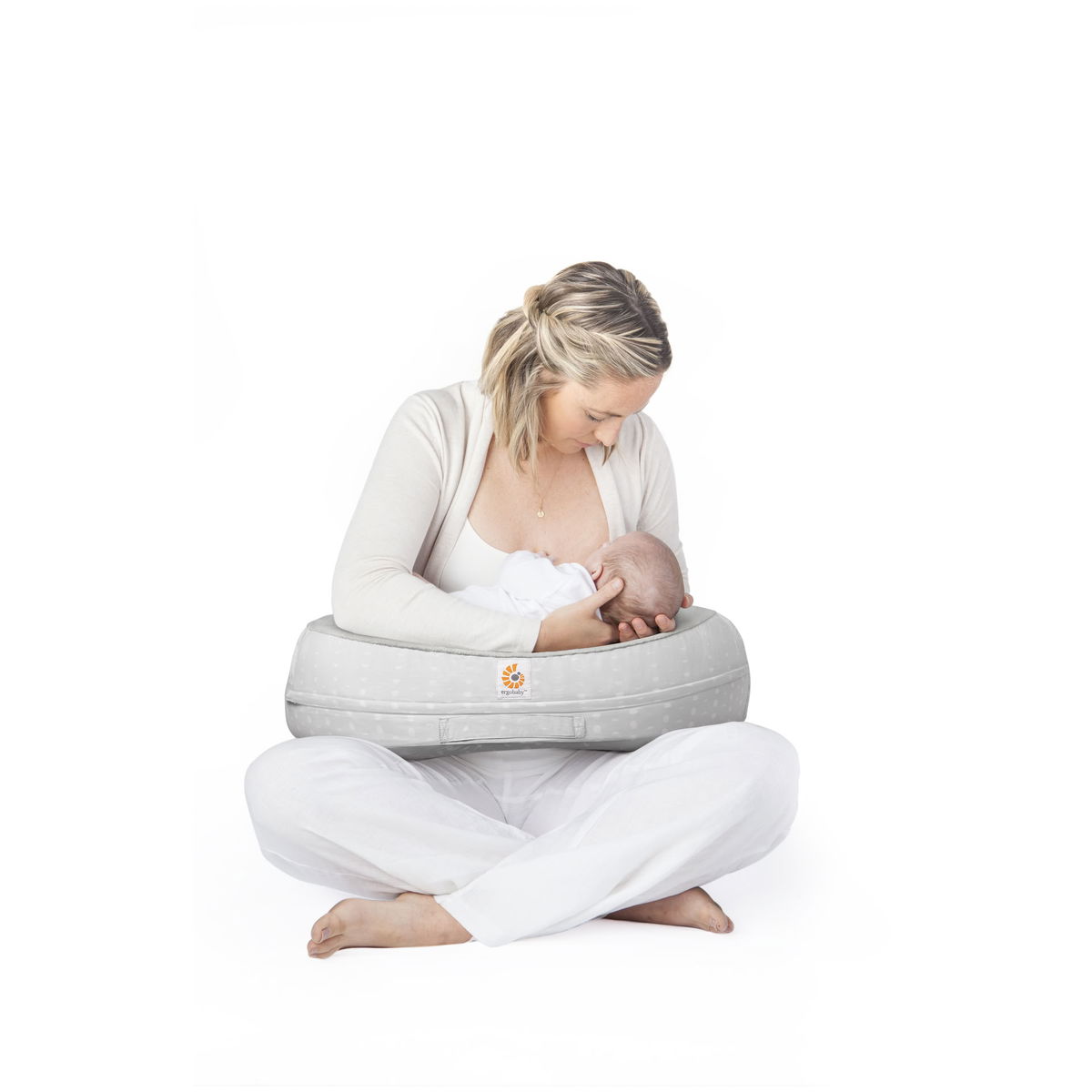 ergobabyergobaby   Stillkissenbezug moonlight grey