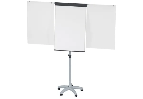 MAUL 6372682, Fritstående, 660 x 970 mm, Portræt, Plast, Stål, Grå, 5 hjul