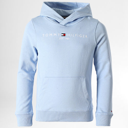 Sweat Capuche Enfant Essential 0205 Bleu Clair