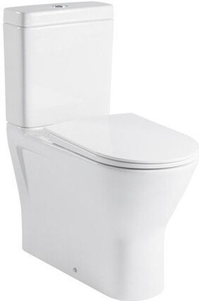 Duoblok VM X-Comfort Verhoogd Rimless - Wit - Inclusief Zitting en Reservoir