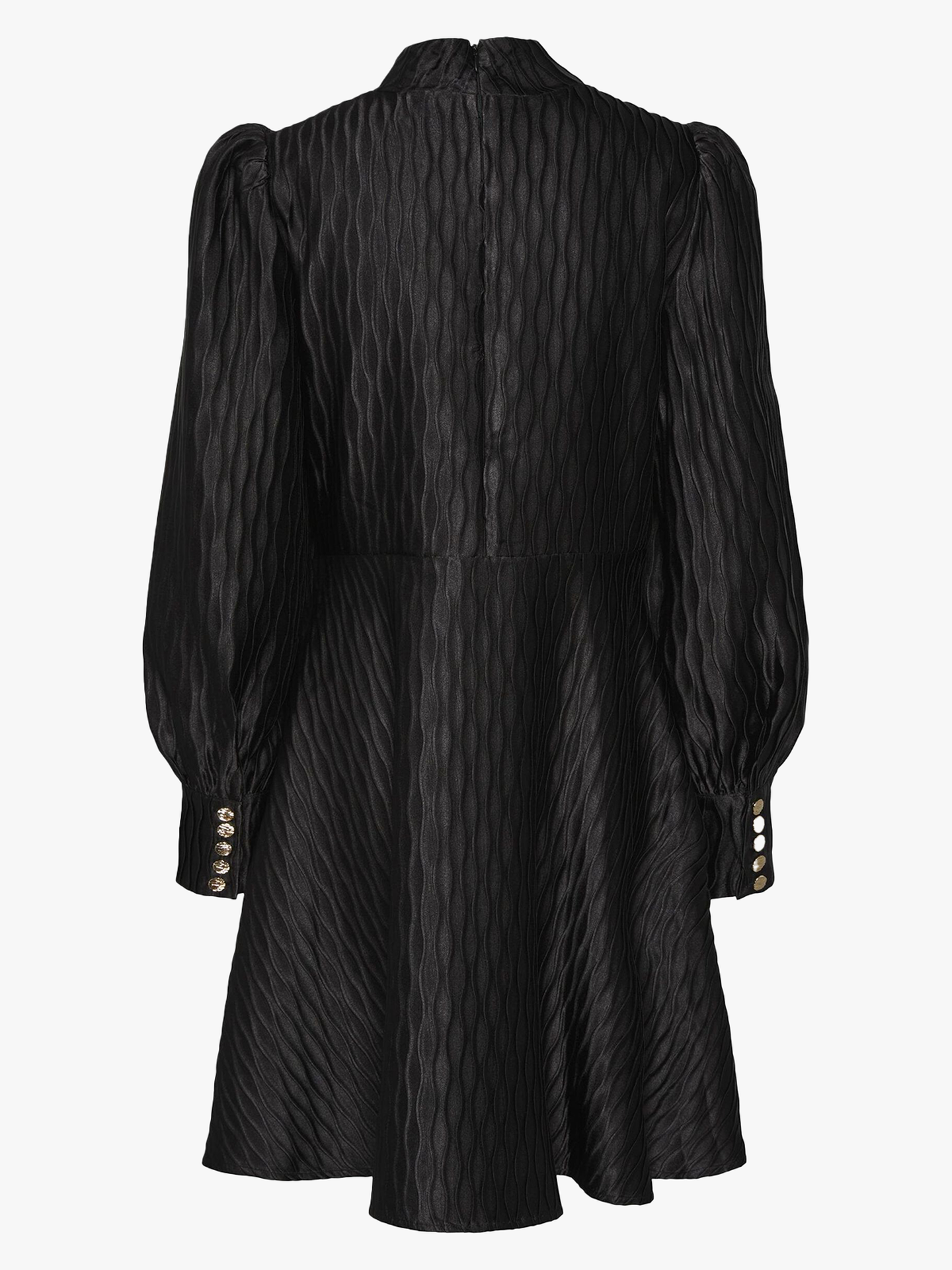 Ripple Long Sleeve Dress