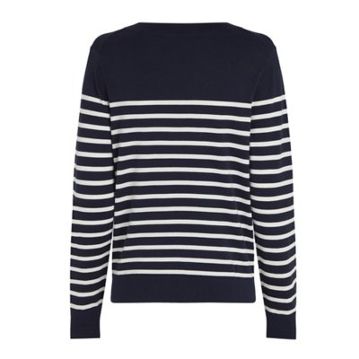 Pull femme Co Jersey Stitch V-Nk TOMMY HILFIGER
