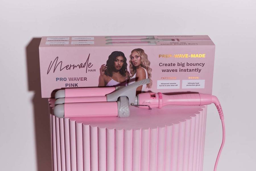 Mermade Hair Pro Waver Pink 32mm