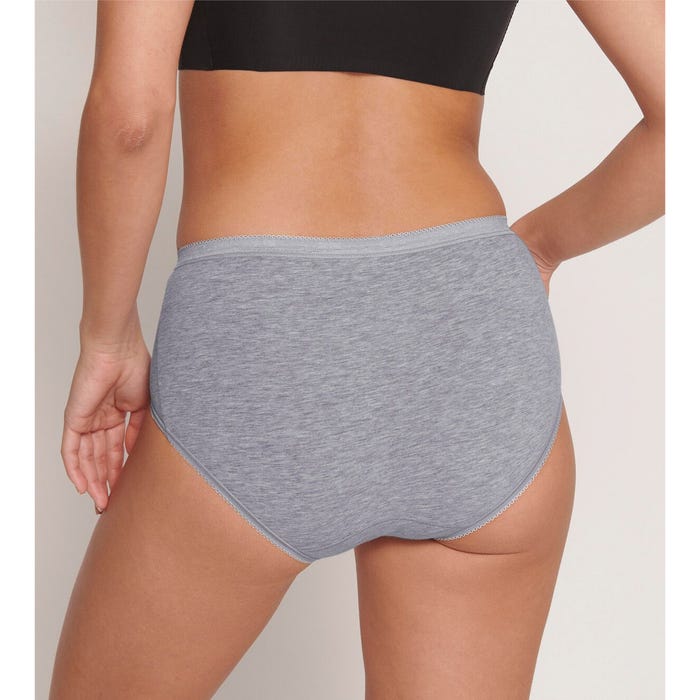 sloggi-3-pack slips basic plus midi effen - Sloggi