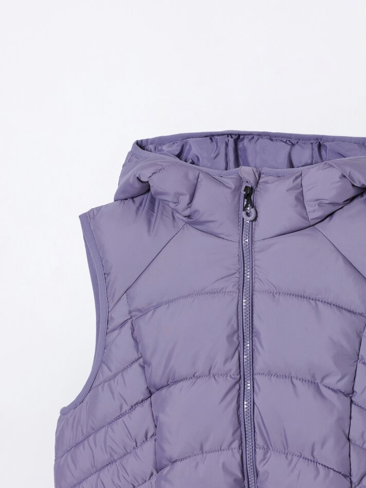 Colete esportivo acolchoado - Malva Pastel