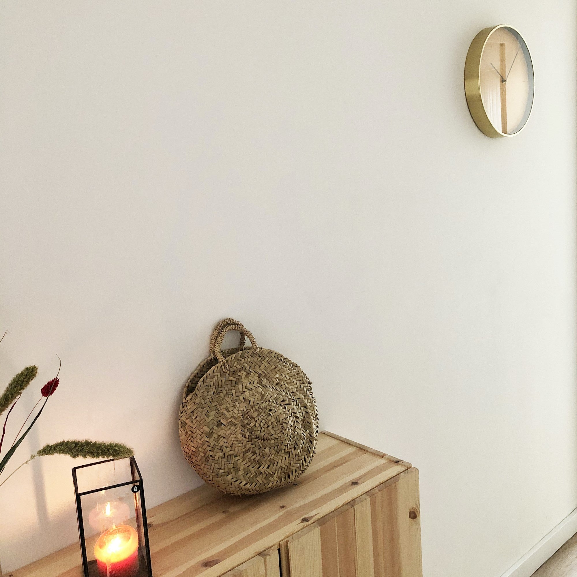 NeXtime Essential Gele Wandklok Ã 34 cm