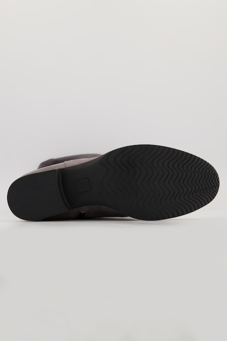 Overknee-Stiefel, Bindeband, Reißverschluss, Weite H