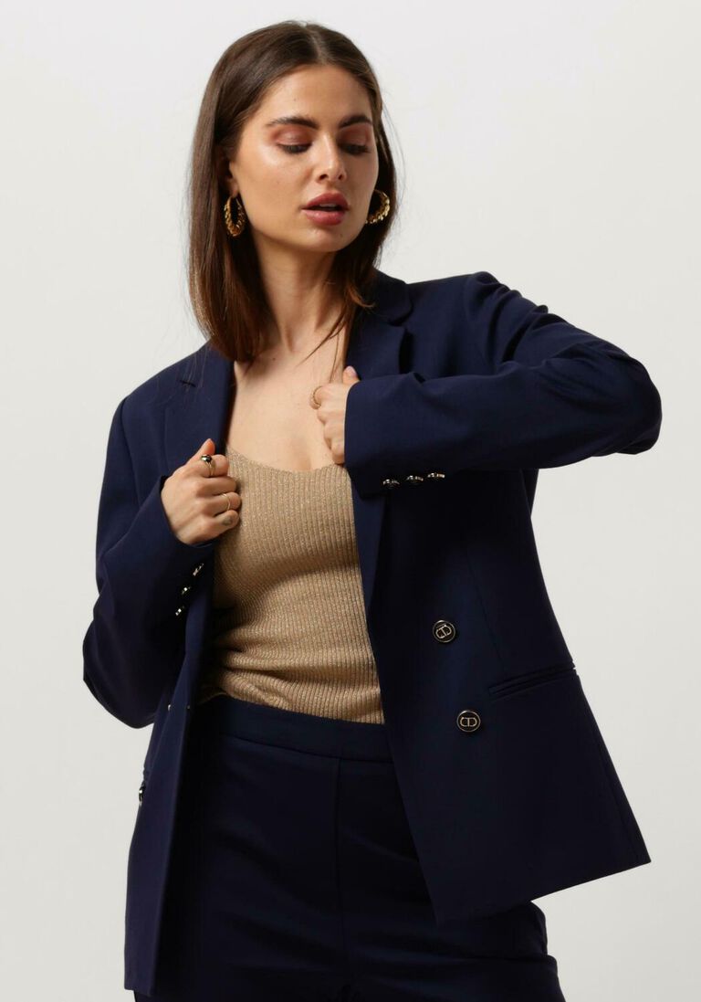 TWINSET MILANO donkerblauwe twinset milano blazer 241tp2270