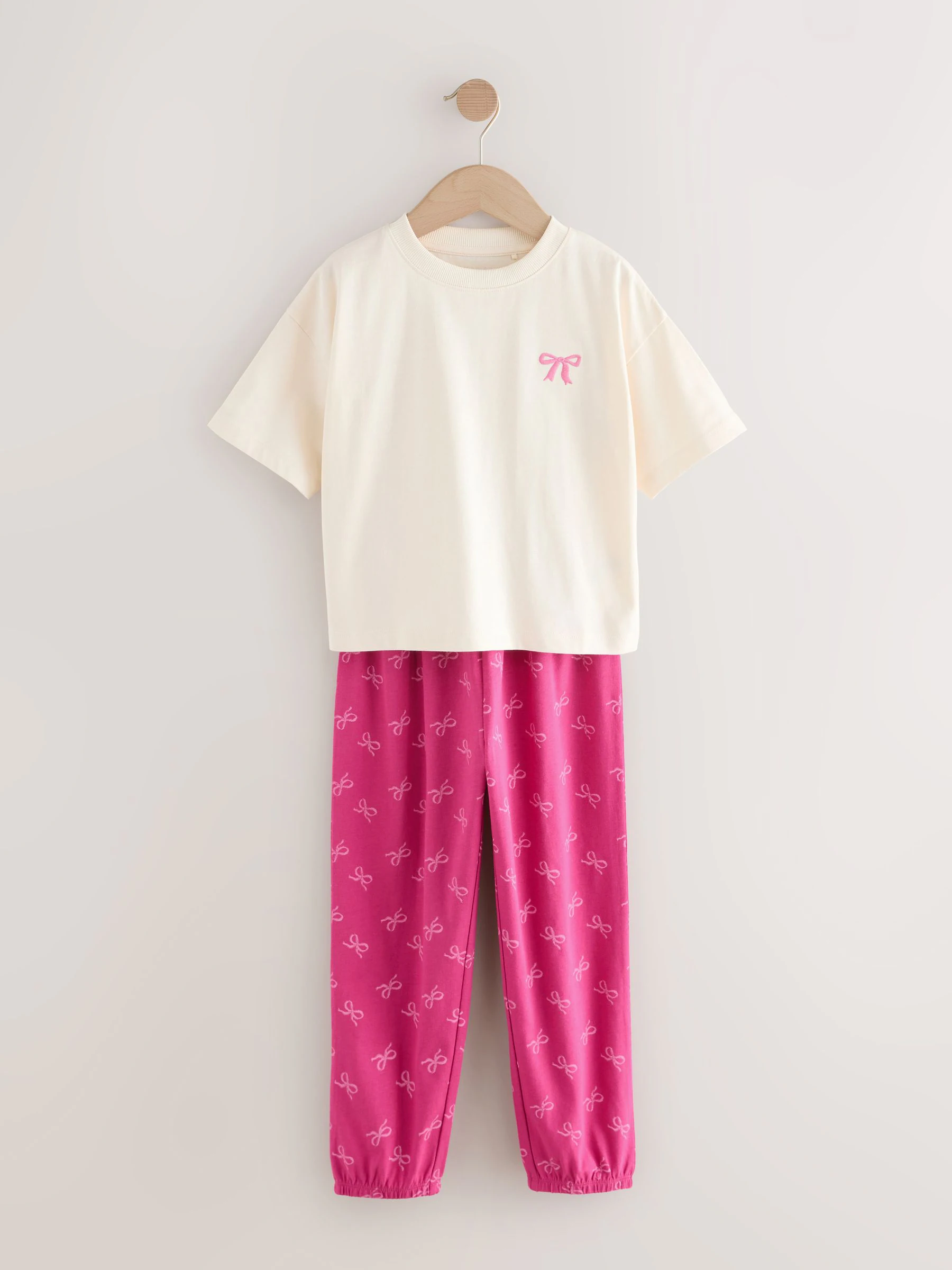 Bows Bright - Verpakking van 3 pyjama's met joggingbroek (3-16 jr)