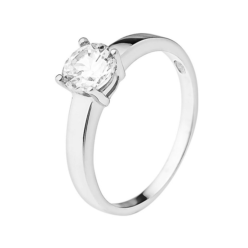 Bague solitaire - Argent 925
