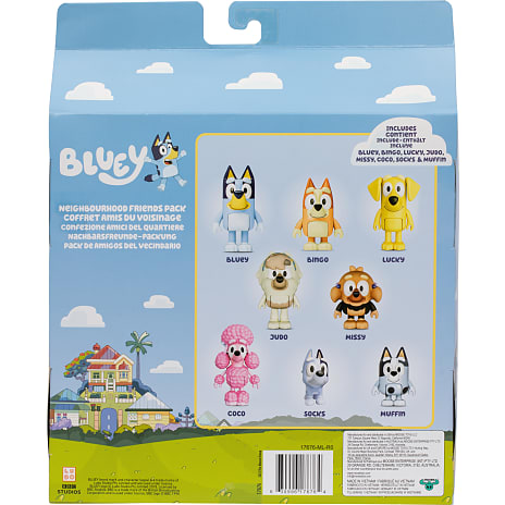 Bluey naboven figurer 8-pak