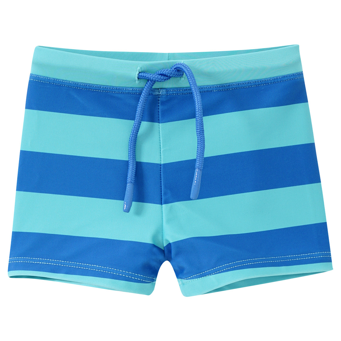 Famy Baby Badehose mit Streifen türkis / blau