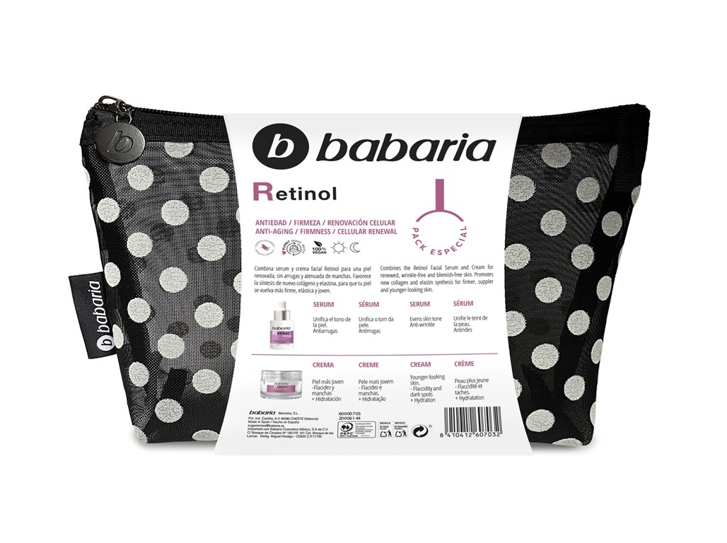CONJUNTO BABARIA FACIAL RETINOL
